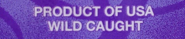 Photo showing scallops are Product of USA Wild Caught.