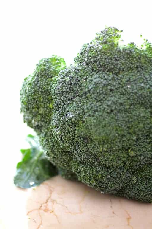 Close-up photo of broccoli.