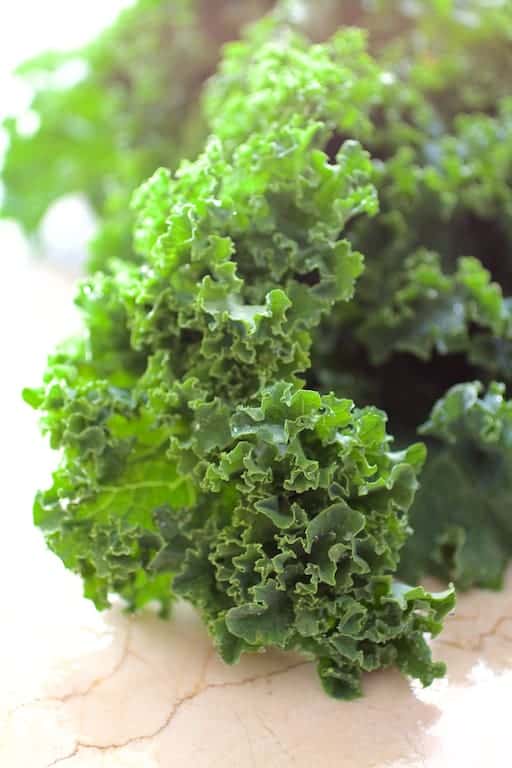 Close-up photo of kale.