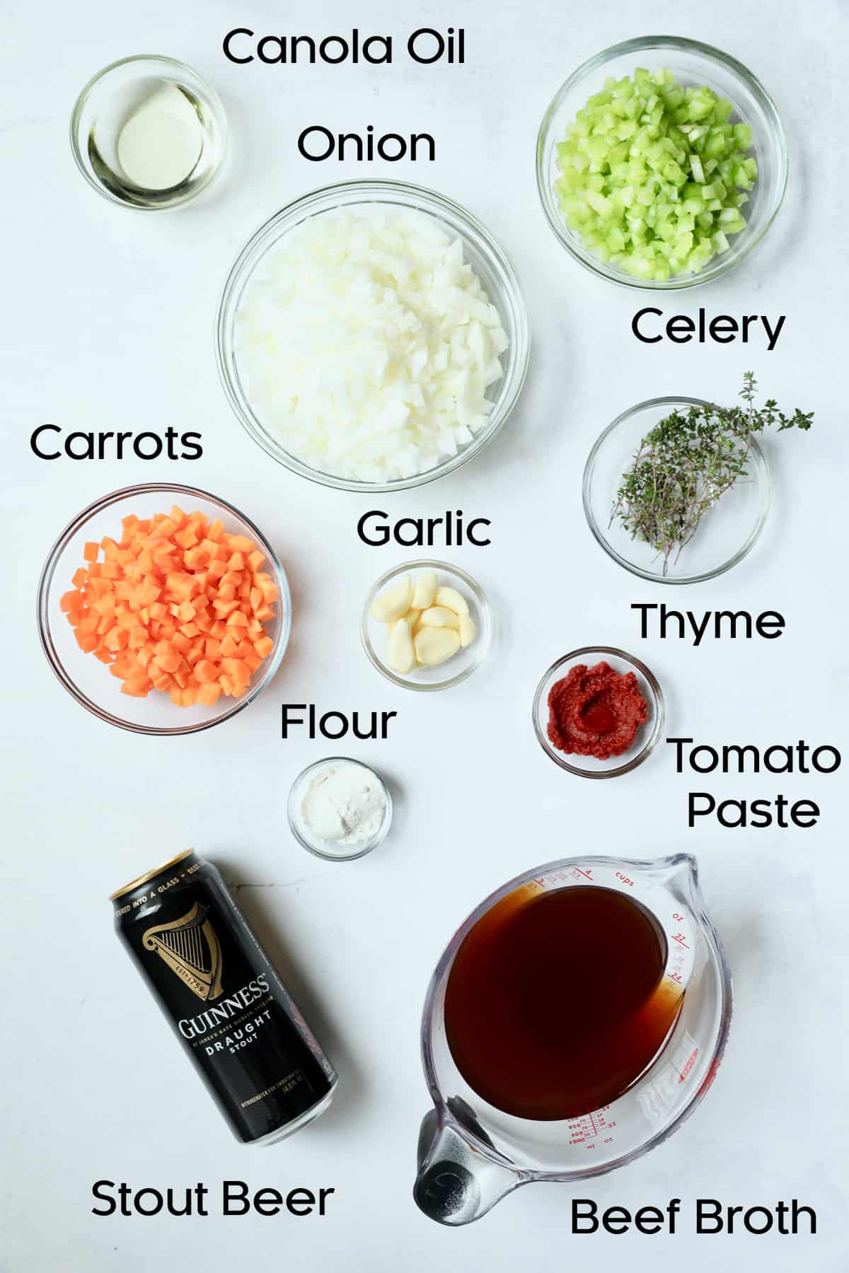 Photo of ingredients for Stout Braised Beef Short Ribs