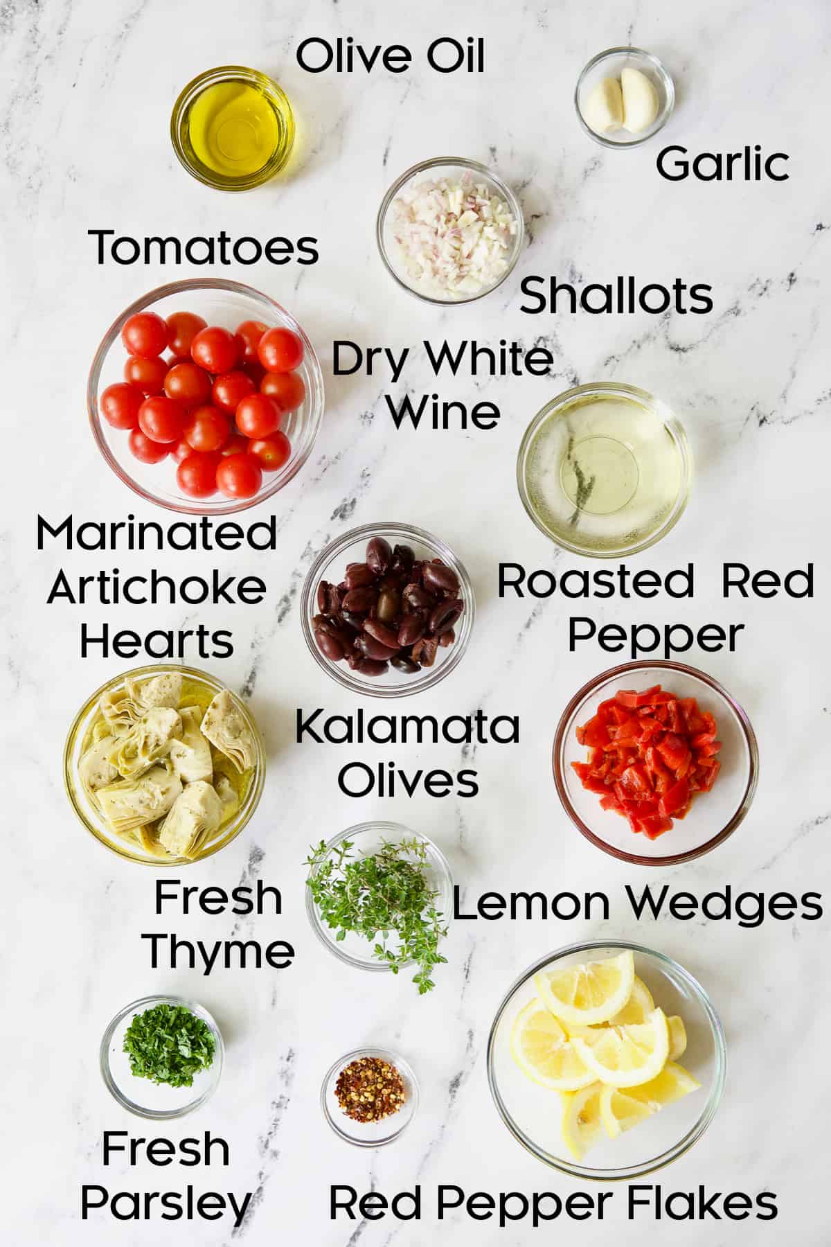 Photo of ingredients for Easy Skillet Mediterranean Chicken